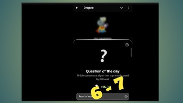 Dropee question of the day code 6 December | Dropped question of the day code | Dropee Code