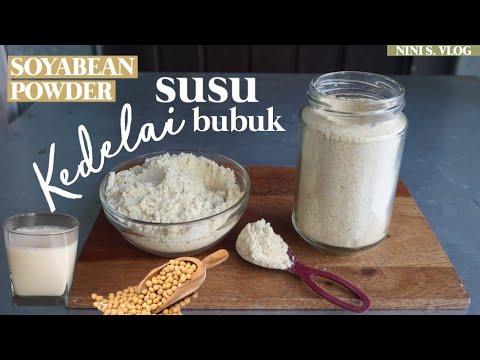 Cara membuat susu kedelai bubuk mudah dan murah #soyamilkpowder