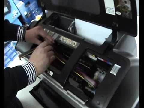 Bitmeyen Kartuşlu Epson R1400 Tank Takma Videosu, Ciss Printer