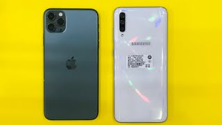 iPhone 11 Pro Max vs Samsung Galaxy A70