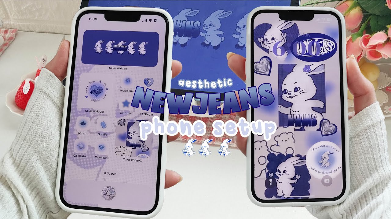 ios-17-android-customization-new-jeans-aesthetic-how-i-make-my