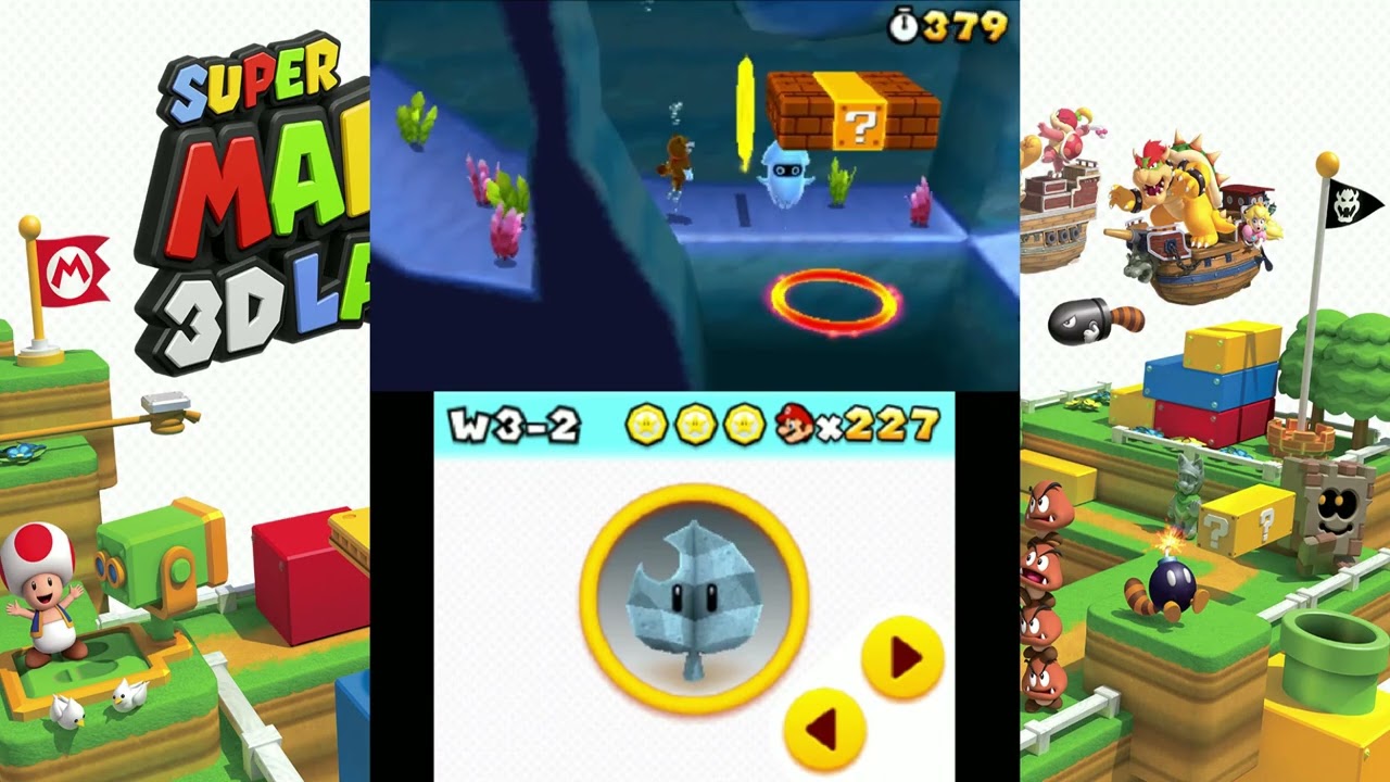 Super Mario 3D Land - All Enemies