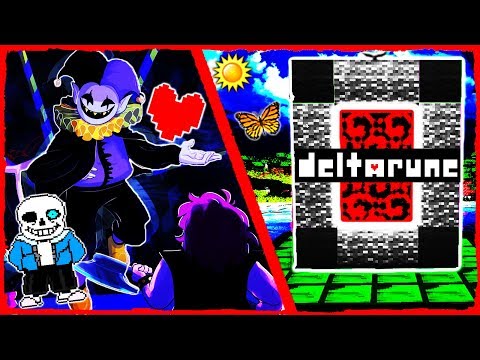 Minecraft Undertale - How to Make a Portal to DELTARUNE!