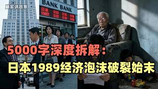 日本1989经济泡沫破裂始末，从买下美国到全员负债，这场狂欢如何毁掉三代人？
