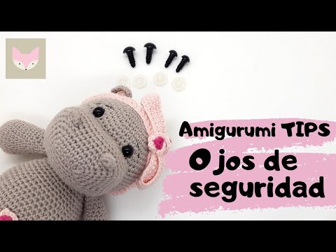 Cómo colocar los ojos seguridad de amigurumi - ¡Y no morir en el