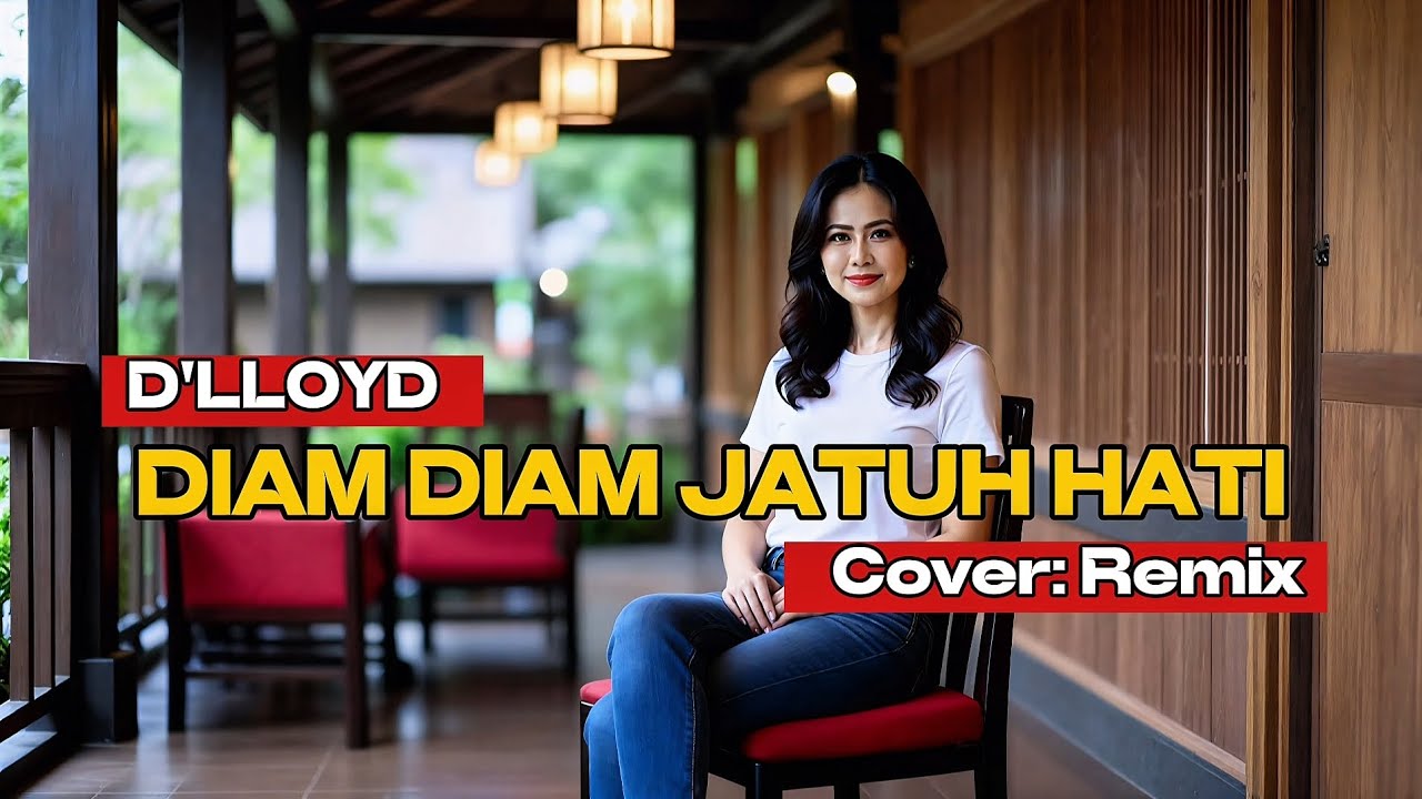 DJ DANGDUT REMIX _ DIAM DIAM JATUH HATI _ ( LIRIK ) _ D'LLOYD _ COVER AIdoet Music