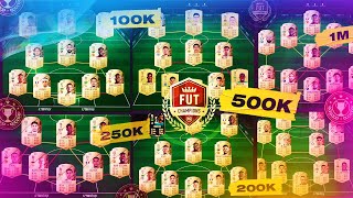 FIFA 22 ALL BEST FUT CHAMPIONS TEAMS! 100K, 150K, 200K, 250K, 500K, 1M HYBRID SQUAD BUILDER