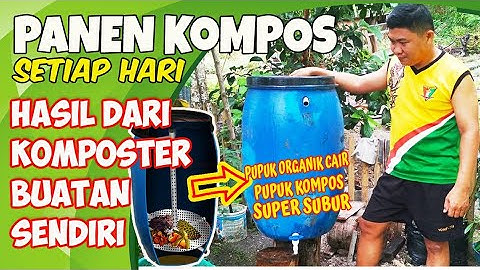 Panen Pupuk Kompos Dari Sampah Rumah Tangga