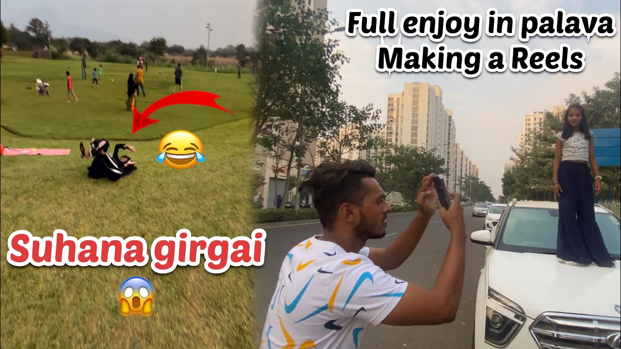 Let's making a trending reels in palava || Suhana & Roshan Vlogs 
