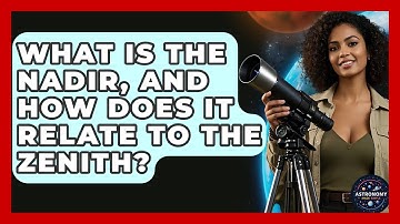 What Is The Nadir, And How Does It Relate To The Zenith? - Astronomy Made Simple