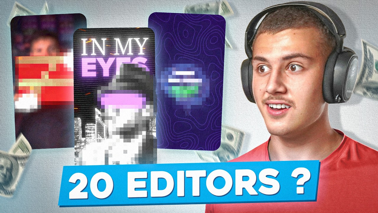 20 Video Editors Battle for $850 Prize (Insane Outcome)