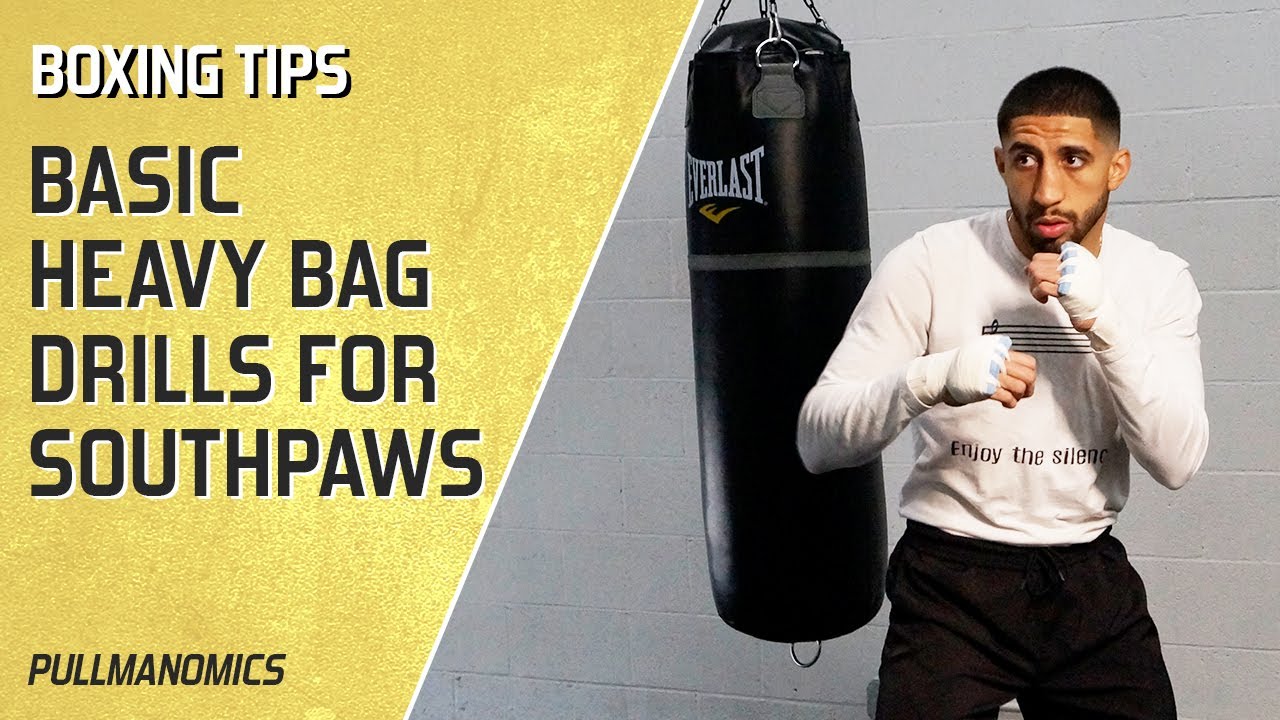 Basic Southpaw Boxing Heavy Bag Drills | Boxing Training, Technique ...