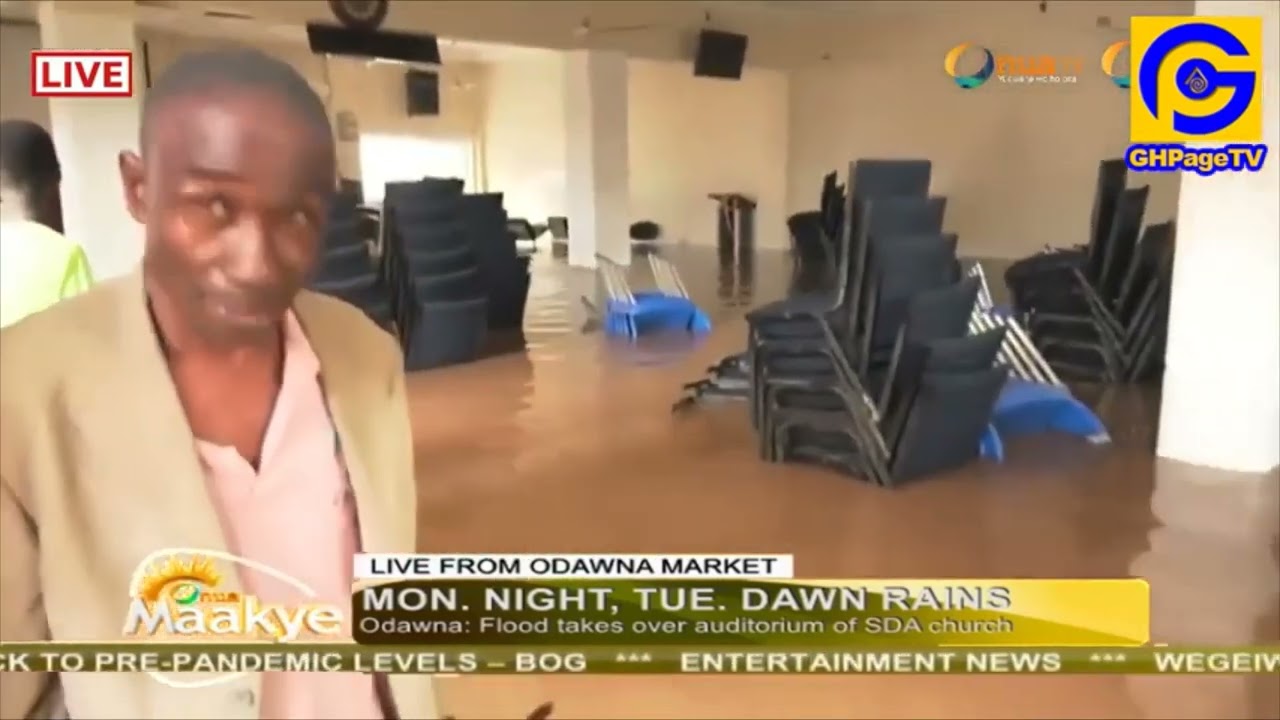 Captain Smart Was Saved From Drowning When Reporting Live From Accra