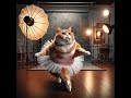 fat cat's day in the studio as an extra in a movie#cat #cute#funny