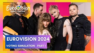 🇸🇪 Eurovision 2024 Voting Simulation - Part 1 - Jury