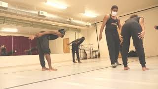 Rashaad Rice - Horton Flat Back Series (Dancer on the far left with 1 pants leg up)