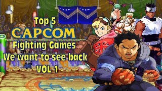 TOP 5  Capcom Fighting Games We want back VOL 1