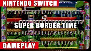 Super Burger Time Nintendo Switch Gameplay | Johnny Turbo's Arcade screenshot 3