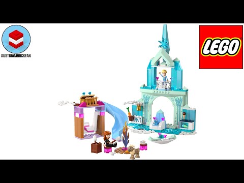 Видео: LEGO Disney Frozen 43238 Elsa's Frozen Castle Speed Build Review