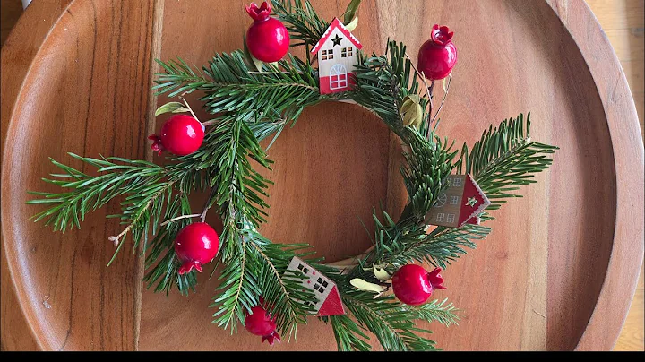 DIY Christmas Wreath Tutorial | How to Make a Festive Holiday Wreath with Ornaments and Fir Branches