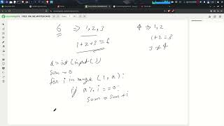 Loops Practice Ques 10 in Python | Write a program to Check whether a given Number is Perfect Number screenshot 5