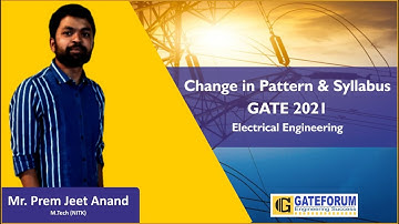 Changes in GATE 2021 by IIT Bombay I Syllabus & Pattern I Electrical Engineering(EE)