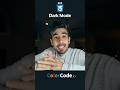 CSS Dark Mode 😱 in 1 Minute #shorts