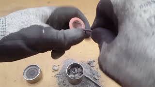 Making a Shaped charge copper cone.