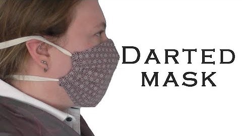 Darted Homemade Mask | Making Masks Part II | Non-Medical Mask [CC]