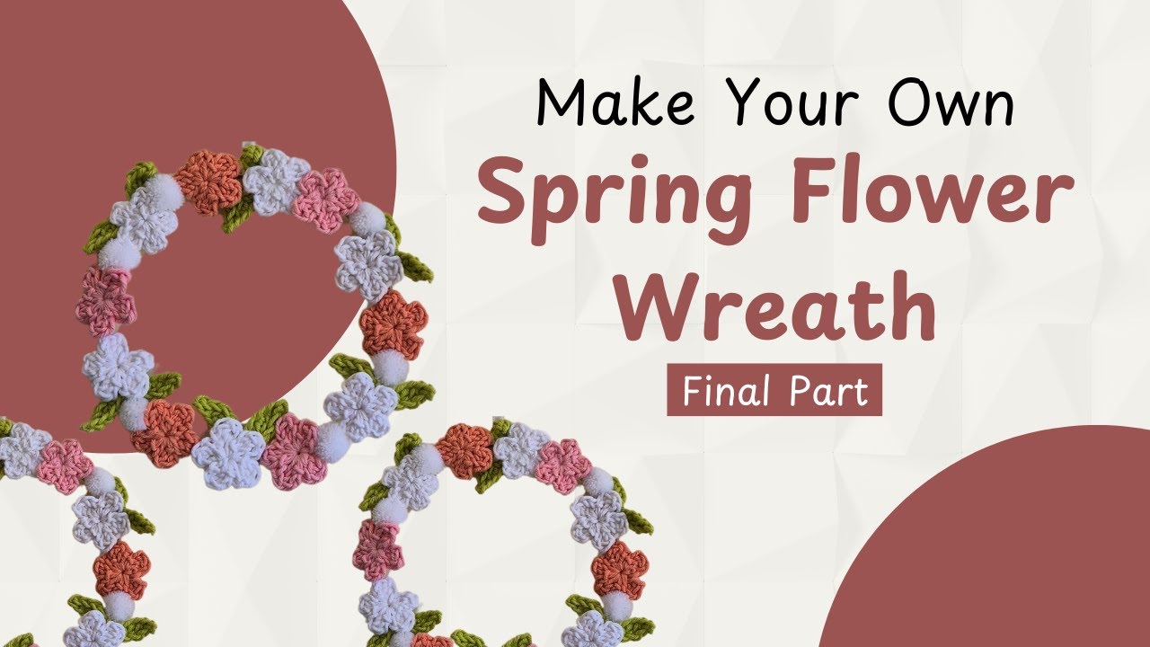Final Assembly of the Spring Flower Wreath | DIY Floral Wreath Tutorial ...