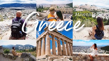 GREECE TRIP | ATHENS & DELPHI in 4 minutes! | TRAVEL VLOG