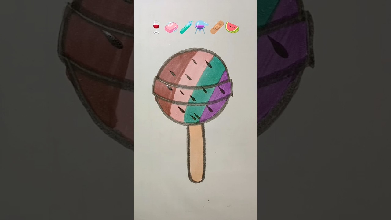 creative satisfying art 🍷🧼🧪⚗️🩹🍉