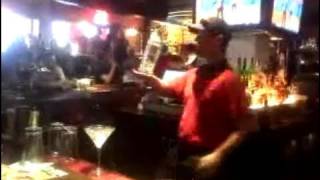 BARTENDER GOES NUTS!!! MUST WATCH!!!