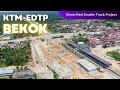 KTM-EDTP BEKOK Station - Electrified Double Track Project (Dec 2021)