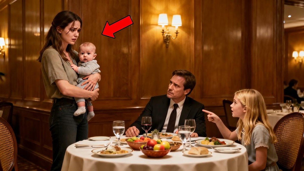 SINGLE MOM BEGS FOR FOOD IN LUXURY RESTAURANT, BILLIONAIRE'S DAUGHTER HEARS AND SHOCKS EVERYONE