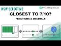NSW Selective Mathematical Reasoning: Fractions and Decimals | Worked Solution