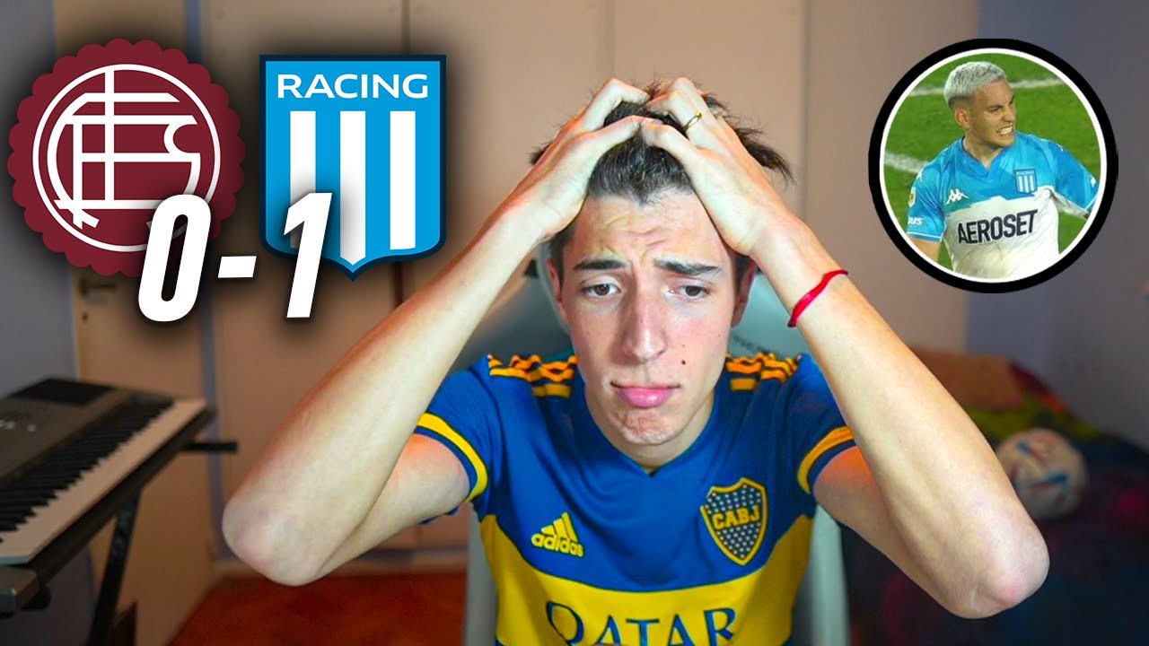 LANUS 0 - RACING 1 - REACCION HINCHA DE BOCA - LPF Fecha 26 - Toto Bordieri