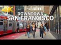 SAN FRANCISCO - Mission Street, Market Street Walk in San Francisco, California, USA, Travel, 4K UHD