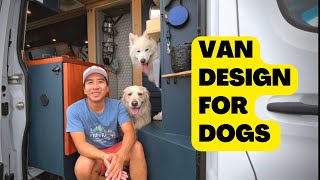 Vanlife with Dogs? DIY Sprinter Van Built w/ 2 Large Dogs in Mind