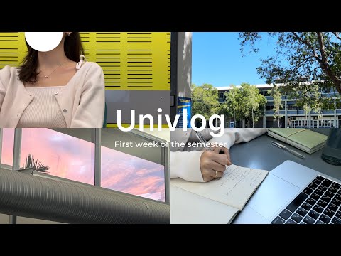 study vlog #39 新学期が始まりました!! 📘🌱| 授業のある日のvlog | 海外大学生の1日 | オーストラリア留学