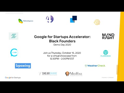 Google for Startups Accelerator: Black Founders - Demo Day 2020