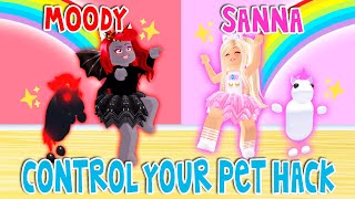 How To CONTROL Your PET HACK In Adopt Me! *IT REALLY WORKS* (Roblox)