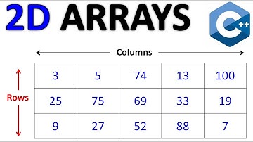 Introduction to Two Dimensional Arrays in C++ | 2D Arrays in C++ | Class 12 Computer Chapter 5
