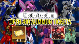 Mecha Freedom | Open 410 Summon Tickets | Mecha Freedom Gameplay screenshot 2
