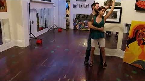 Eddie and Isabel Dancing after the Zouk Lab Lesson