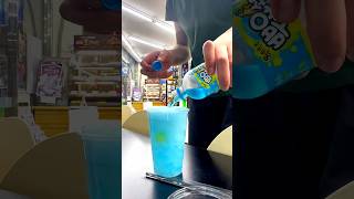 Trying Viral Korean Ice Cup ASMR🥤#icecup#southkorea#drink#asmr#7eleven#convenience#store#short#video