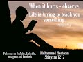 Hurt observe  learn hashaam shinystarblog motivation motivationalspeaker observe hurt learn