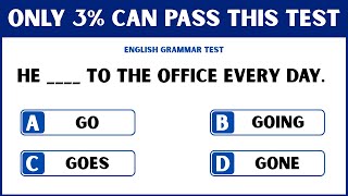 CAN YOU SCORE 100? | ENGLISH GRAMMAR QUIZ (50 Qs) — ONLY 1% PASS! #challenge