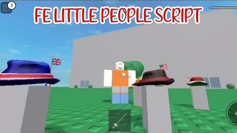 ROBLOX FE LITTLE PEOPLE SCRIPT using FLUXUS EXECUTOR played at Fencing - script link on comments