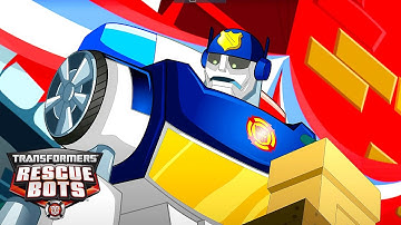 Chase Arrives | Transformers: Rescue Bots | Kids Cartoon | Transformers Junior